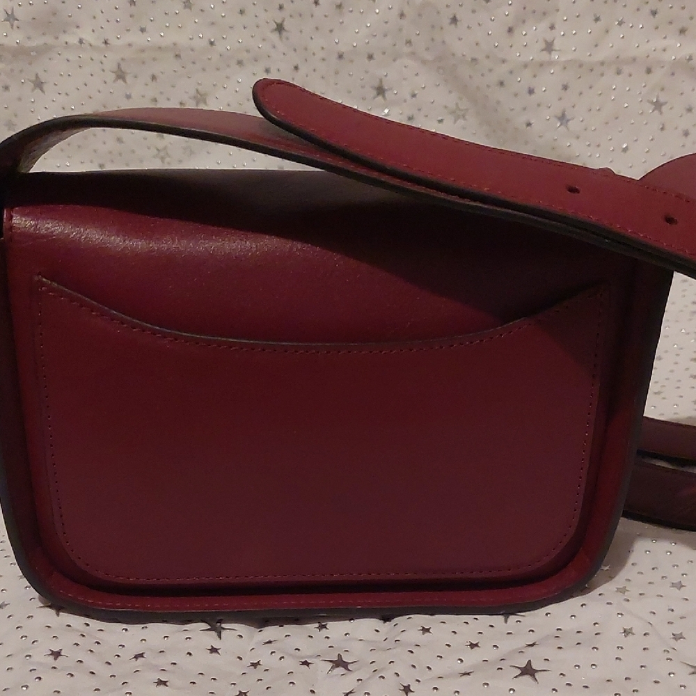Burgundy Crossbody Bag. Like New - Picture 5 of 12